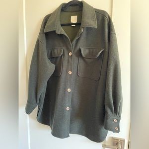 H&M Dark Green Shaket